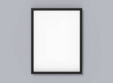 Boş resim çerçevesi mockup