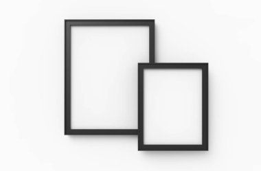 Boş resim çerçevesi mockup