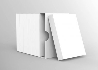 Karton kutu kapaklı kitap