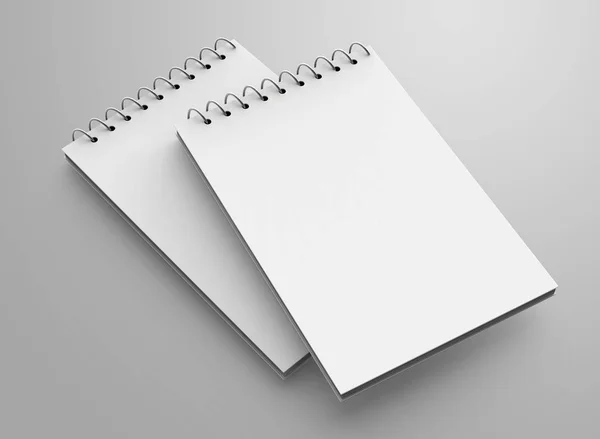 空白のメモ帳のモックアップ — ストック写真