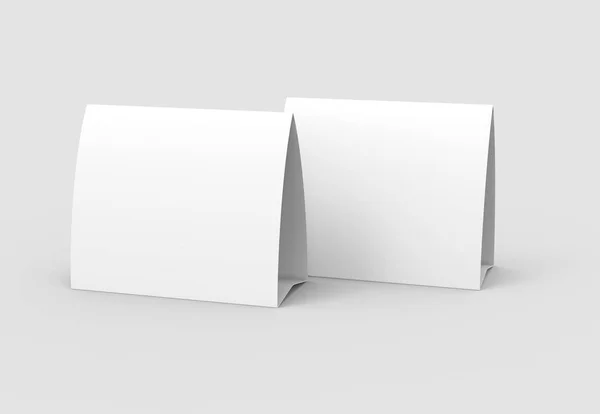Šablona prázdného papíru stan — Stock fotografie