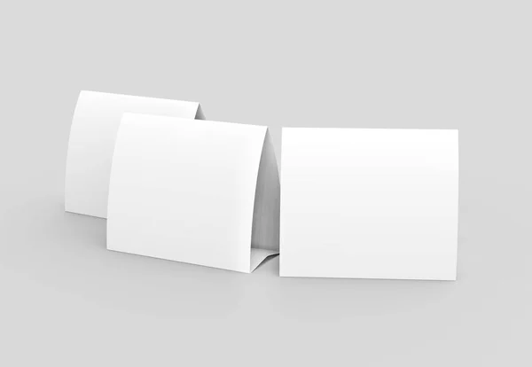 Modelo de barraca de papel em branco — Fotografia de Stock
