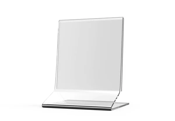 Makieta akrylowy stojak — Zdjęcie stockowe