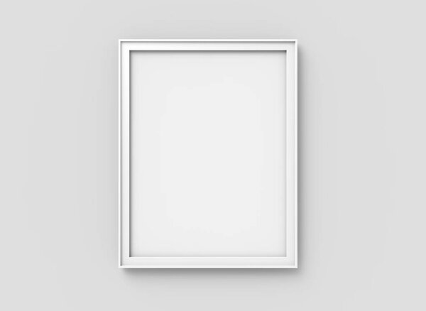 Blank picture frame mockup