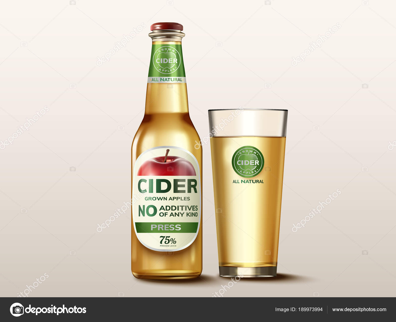 Download Hard Apple Cider Mockup Vector Image By C Kchungtw Vector Stock 189973994