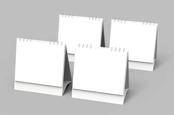 Blank desk calendar — Zdjęcie stockowe