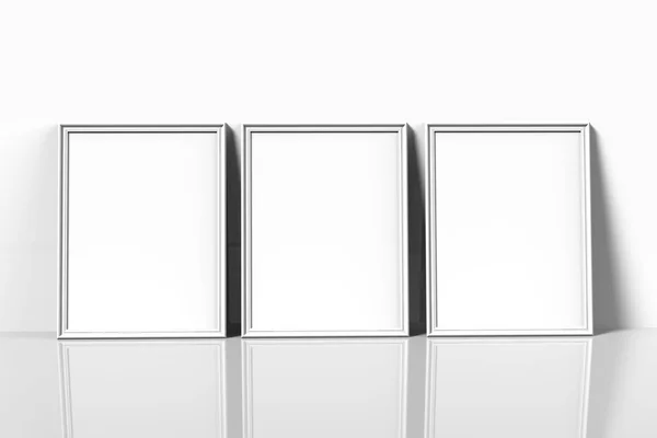 White picture frames — Stock Photo, Image