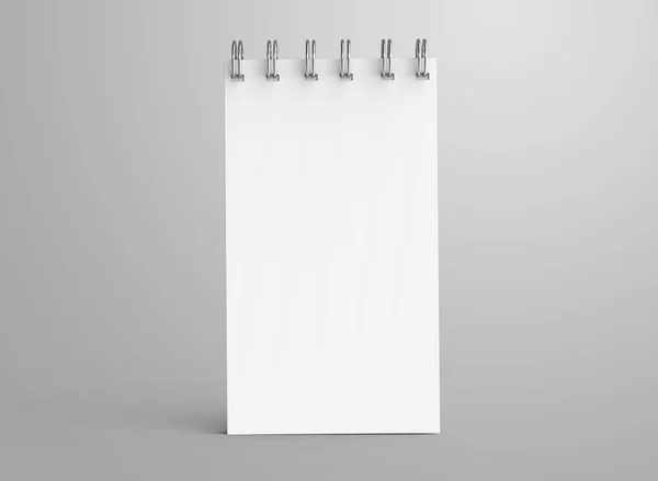Spiral notebook i 3d render — Stockfoto