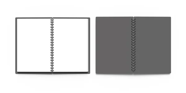 Cuaderno espiral en 3D render —  Fotos de Stock