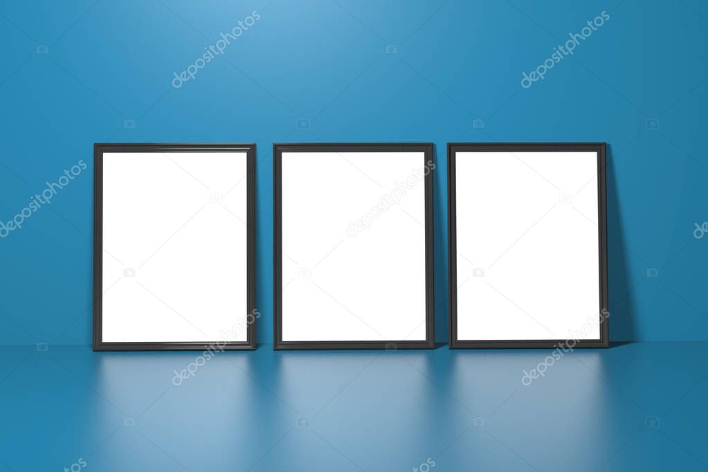 Black picture frames