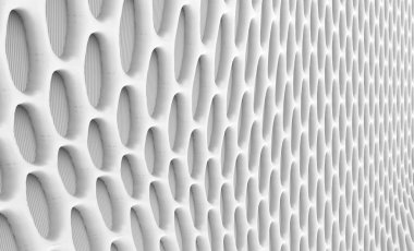 Örgü örme kumaş, 3d render tasarım için fiber dokuma kullanır, closeup bak