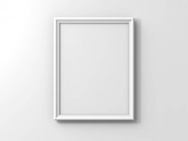 Beyaz resim çerçevesi
