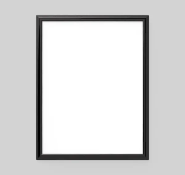 Черная Картинка Изолированная Рамка Пространством Копирования Использования Дизайне Трехмерной Рендеринге — стоковое фото