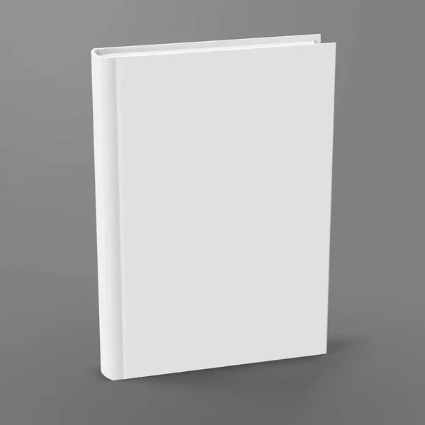 空白のハードカバーの本 — ストックベクタ