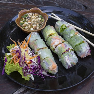 Taze bahar rulo, Vietnamca gıda.