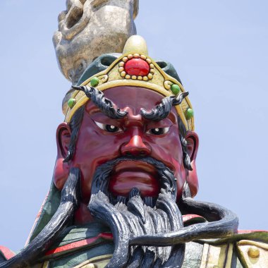 Guan Yu adası Koh Samui, Tayland için Çin heykeli