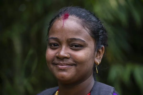 Porträt lächeln Frauen in nepal — Stockfoto