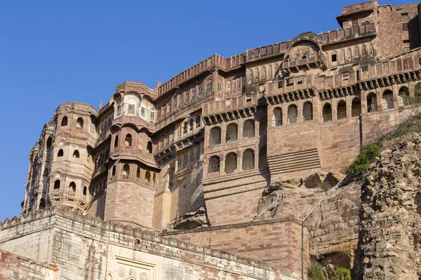 Detalhes do forte de Jodhpur em Rajasthan, Índia . — Fotografia de Stock