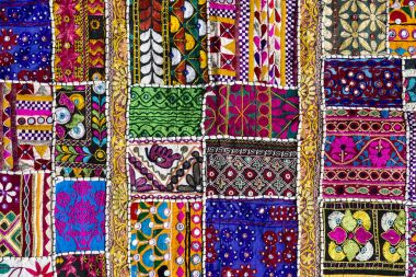 Patchwork halı Hindistan
