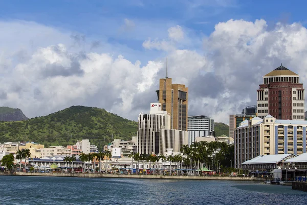 Louis cityscape liman, Mauritius Adası — Stok fotoğraf