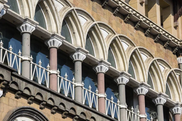 Urban building, facade pattern. Mumbai, India — Stock Photo, Image