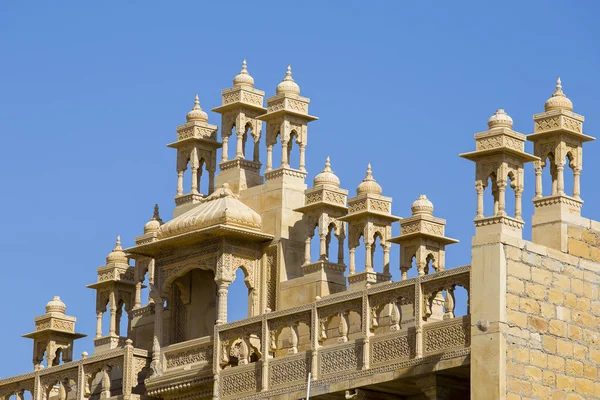 Dettaglio dell'architettura nella città Jaisalmer, India — Foto Stock