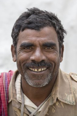 Portre Hint zavallı adam. Yeni Delhi, Hindistan