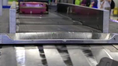 Bangkok, Tayland - Bagaj Konveyör bant Suvarnabhumi Havaalanı yolcu Bagaj Taşıma.