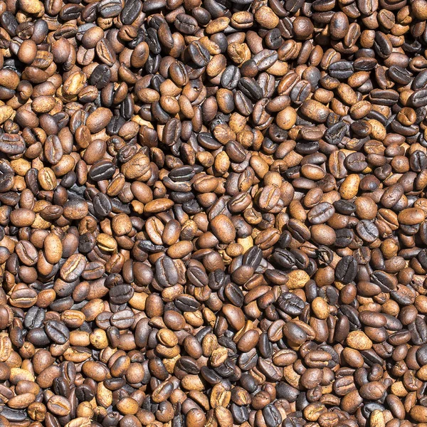 市場、バリ、インドネシアのコーヒー豆の焙煎の背景. — ストック写真