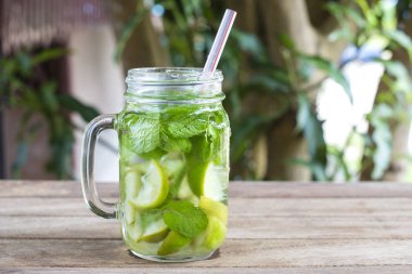 Limon meyve Caipirinha alkollü içecek Brezilya ahşap tablo