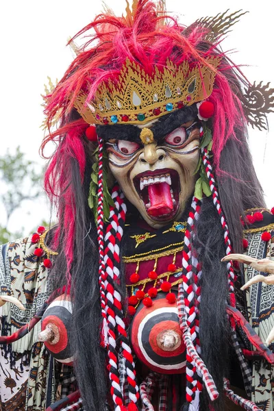 Statua Ogoh-ogoh costruita per la parata Ngrupuk, che si svolge sulla pari del giorno Nyepi nell'isola di Bali, Indonesia — Foto Stock