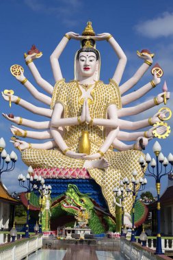shiva heykeli Tayland koh samui Adası üzerinde