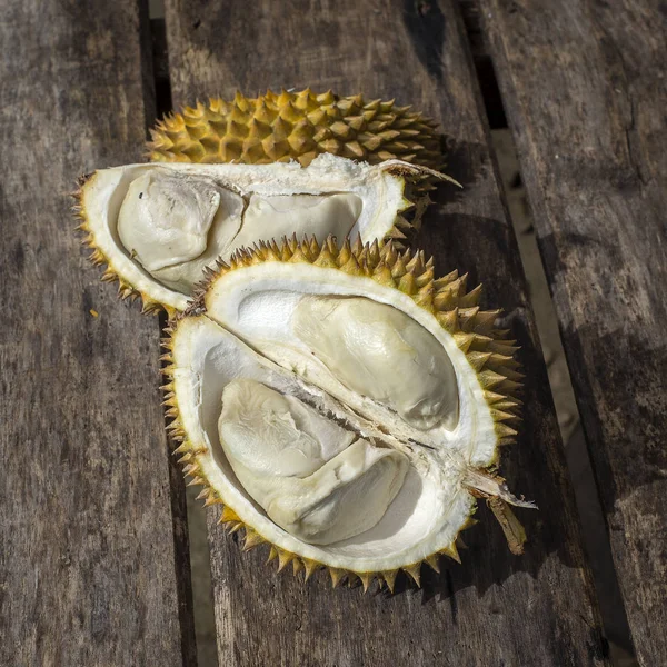 Król owoców, durian, zbliżenie. Wyspa Bali, Indonezja — Zdjęcie stockowe