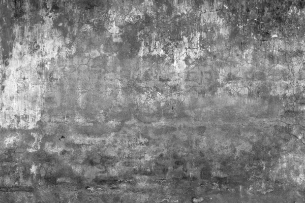 Fond Vieux Mur Peint Texture Gros Plan Noir Blanc — Photo
