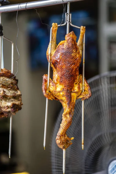 Kip Koop Straat Voedsel Markt Bergdorp Sapa Vietnam Close — Stockfoto