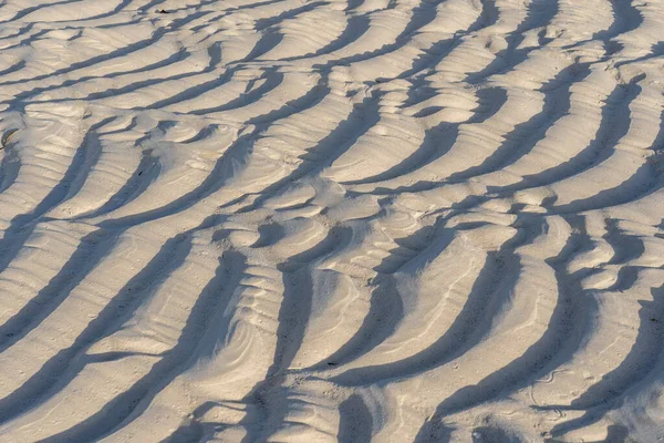 Textura Areia Mar Maré Baixa Uma Praia Tropical Ilha Zanzibar — Fotografia de Stock