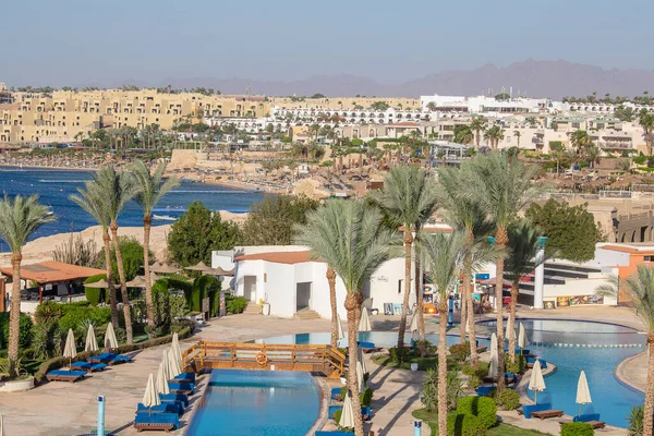 Sharm Sheikh Ägypten Mai 2018 Schwimmbad Frühmorgens Roten Meer Resort — Stockfoto