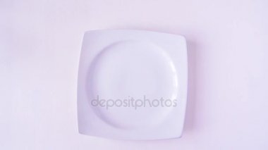 4 k Uhd sabah kahvaltı Üstten Görünüm