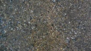 Yavaş mo daireler ve su yüzeyindeki su damlaları