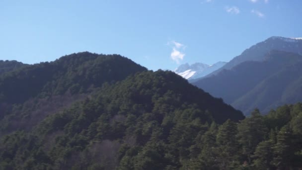 Vista panorâmica da cordilheira — Vídeo de Stock