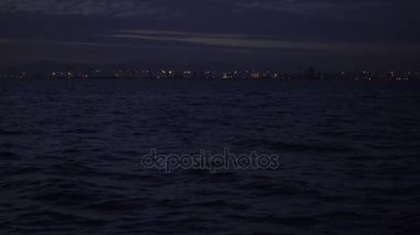 Seaport akşam ışıkları