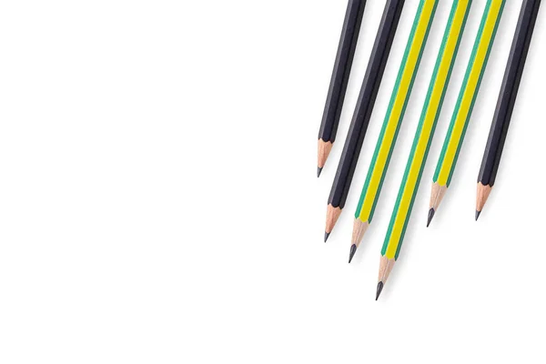 Colorful pencil isolated on a white background — Stock Photo, Image