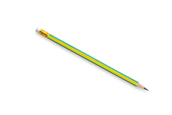 Барвистий олівець ізольований на білому тлі — стокове фото
