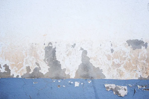 Donkere gips muur met vuile witte achtergrond — Stockfoto