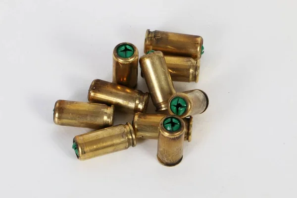 Used Bullets Lying Studio — Stock Photo, Image