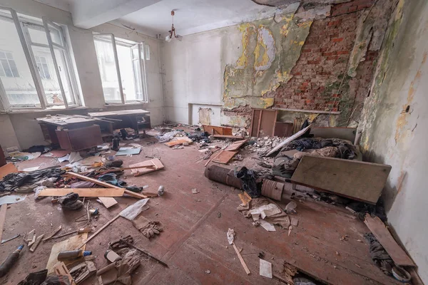 Abandoned Empty Room Old Things — Stock Photo, Image