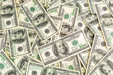 yüz dolar faturaları bir doku olarak