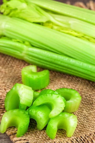 Zdravé zelené celer — Stock fotografie