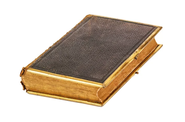 Brown old closed book — Stock Photo, Image