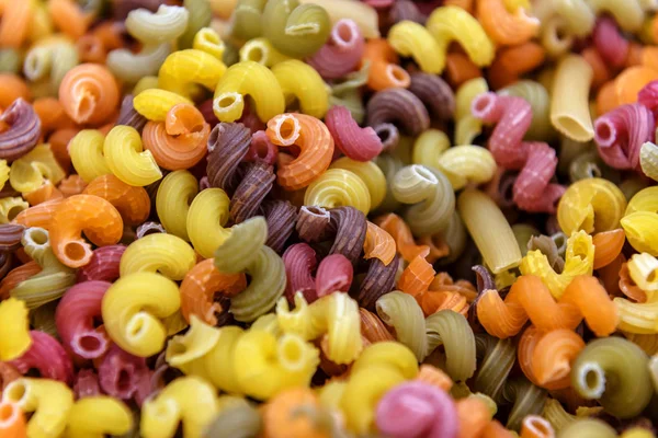 Colored italian pasta — Stock Photo, Image